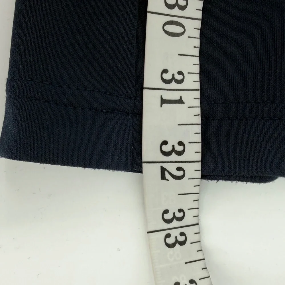 Nike Athletic Pants Womens XL Navy Blue Side Stripe Wide Leg‎ Flare Track Pants